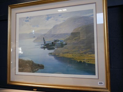 Lot 1223 - 2 framed aviation themed prints incl. ltd. ed....