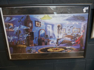 Lot 1225 - Signed Rodney Matthew print, unverified