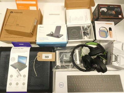 Lot 2422 - Mixed lot to include Dell KB216 keyboard,...