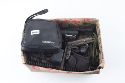 Lot 1088 - Large box of accessories inc. air pistol and...