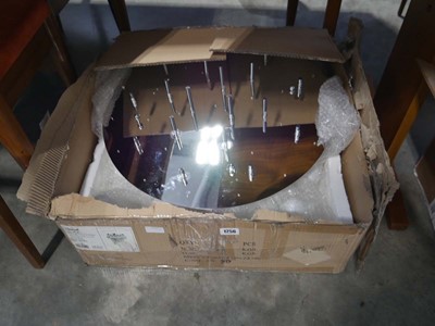Lot 1256 - Mirrored ceiling light fixture