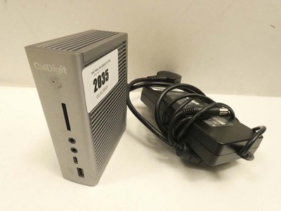 Lot 2035 - CalDigit Thunderbolt Station 3 Plus with PSU