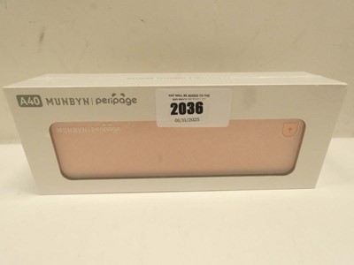 Lot 2036 - *Sealed* MUNBYN Peripage A40 portable thermal...