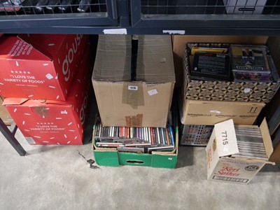 Lot 1278 - Under bay of various music CDs