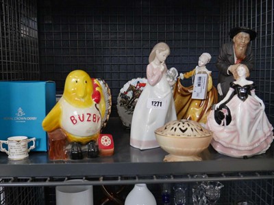 Lot 1271 - Cage of various ornaments including a Buzby...