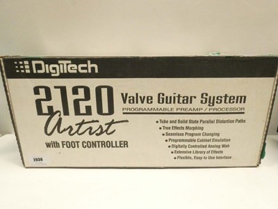 Lot 2038 - Digitech 2120 Artist guitar preamp and foot...