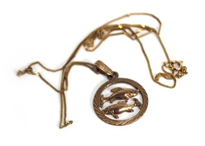 Lot 686 - A 9ct yellow gold fine curblink necklace...