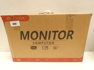 Lot 2043 - Crua CR240EU gaming monitor, boxed