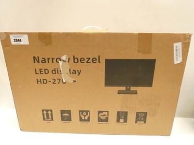 Lot 2044 - LED HD-270 monitor, boxed