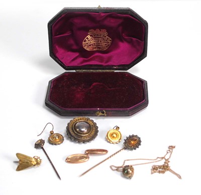 Lot 695 - A pair of late 19th century gilt metal ear...