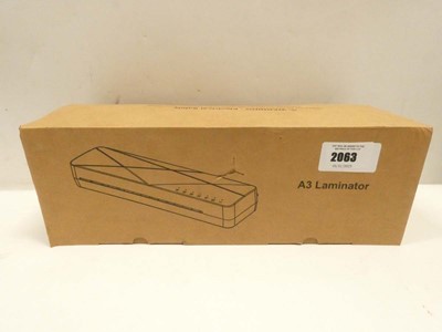 Lot 2063 - A3 laminator, boxed