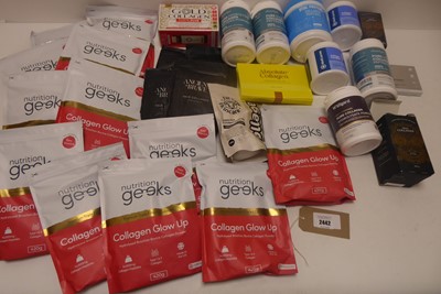 Lot 2442 - Selection of collagen support powder and...