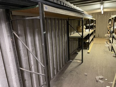 Lot 503 - 8 bays of grey and beige medium duty boltless...