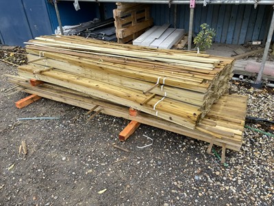Lot 506 - Misc. timber lath together with various...