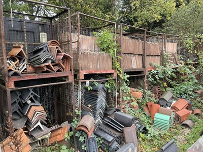Lot 519 - A large quantity of reclaimed pantiles, ridge...