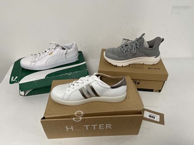 Lot 1025 - 3x Boxed pairs of trainers to include Puma UK8,...