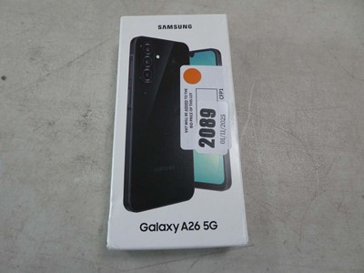 Lot 2089 - Boxed Samsung Galaxy A26 5G 128GB, model no....
