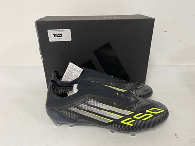 Lot 1033 - Adidas F50 elite LL football boots in black...