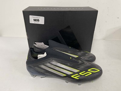 Lot 1035 - Adidas F50 elite LL football boots in black...