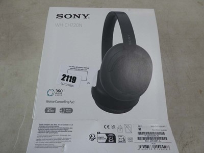 Lot 2119 - Boxed pair of Sony WHCH720N headphones