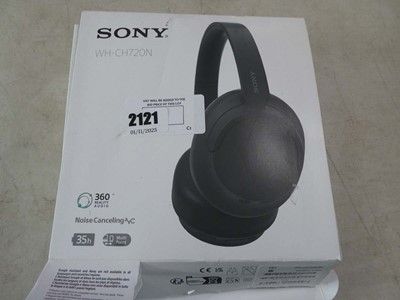 Lot 2121 - Boxed pair of Sony WHCH720N headphones