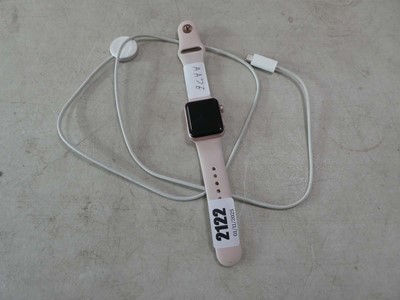 Lot 2122 - Unboxed Apple watch, series 2, 38mm aluminium...