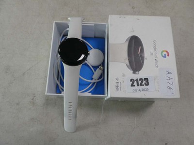 Lot 2123 - Boxed Google Pixel watch LTE