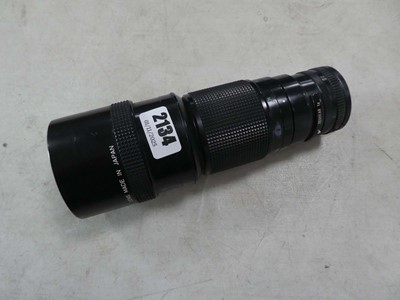 Lot 2134 - Canon FD 300mm 1:4 zoom lens
