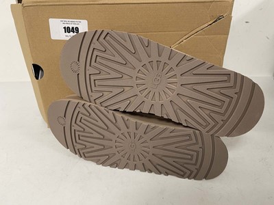 Lot 1049 - Ugg tazz II slippers in brown size UK7 - boxed
