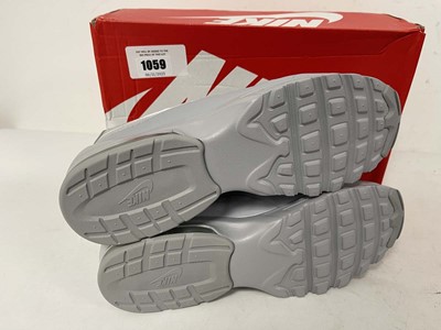 Lot 1059 - Nike air max invigor trainers in grey size UK9...
