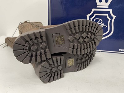 Lot 1061 - Rydale haworth leather country boots in...