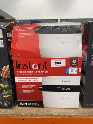 Lot 3061 - Instant Rice cooker and steamer