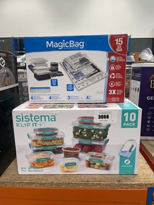 Lot 3068 - Sistema food storage container set plus box of...