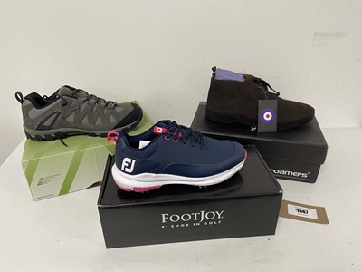 Lot 1067 - 3x Boxed pairs of shoes to include Karrimor...