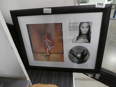 Lot 2152 - Framed Platinum edition of Beyoncé's I Am,...