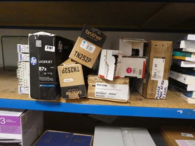 Lot 2187 - Selection of printer and toner cartridges