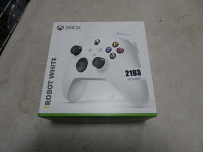 Lot 2193 - X Box robot white controller