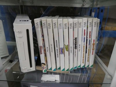 Lot 2194 - Nintendo Wii with controllers and games
