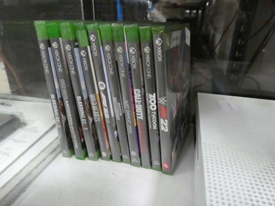 Lot 2198 - Selection of X Box and X Box 1 games, all...