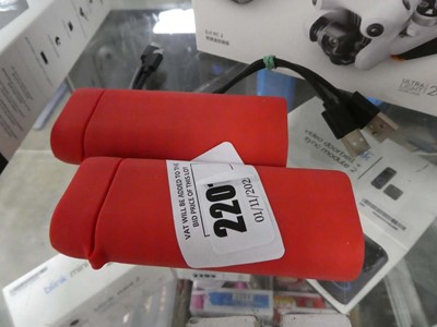 Lot 2201 - 2 unboxed USB hand warmers