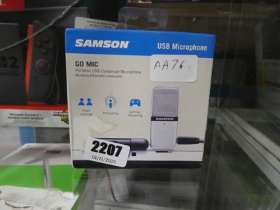 Lot 2207 - Samson USB microphone