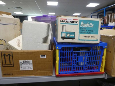 Lot 2214 - Selection of various projectors and projection...