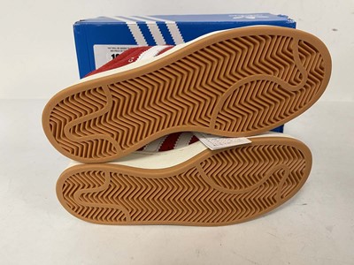 Lot 1073 - Adidas campus 00s trainers in red size UK4 -...