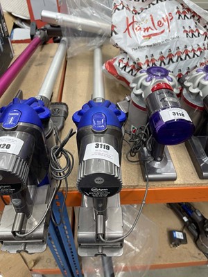 Lot 3119 - Handheld Dyson DC35 with pole, head, 2...
