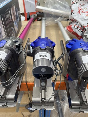 Lot 3120 - Handheld Dyson DC35 with pole, head, 2...
