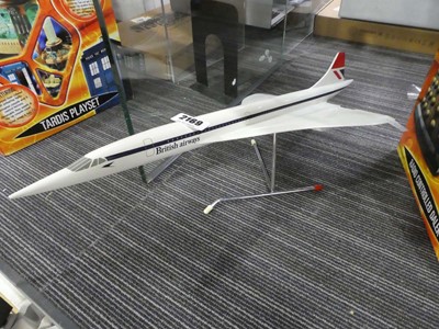 Lot 2169 - Model of Concorde on a stand