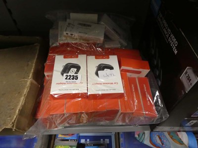 Lot 2235 - Bag containing various car wireless adaptors &...