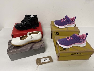 Lot 1097 - 4x Boxed pairs of children's shoes to include...