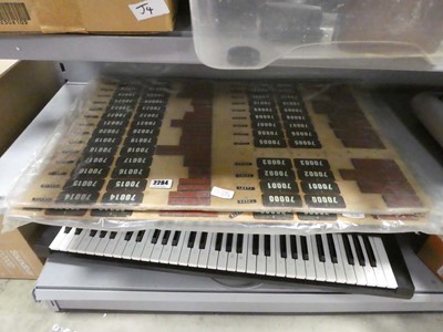 Lot 2284 - Quantity of model railway signs