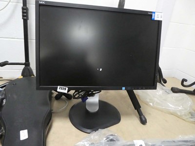 Lot 2329 - NEC monitor on a stand